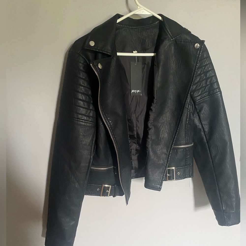 Nasty gal leather jacket